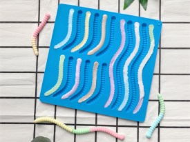 Molde silicona orugas